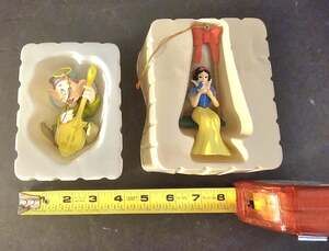 Vintage Grolier Disney Christmas Magic Ornaments Snow White And Dopey Org Box